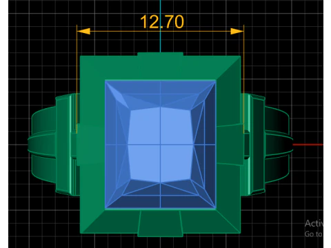 Men Fashion Ring 3d Printable Model 3D Print Model
