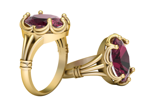 Hip Hop Men Fashion Ring 3d Printable Model Modelo de impresión 3D