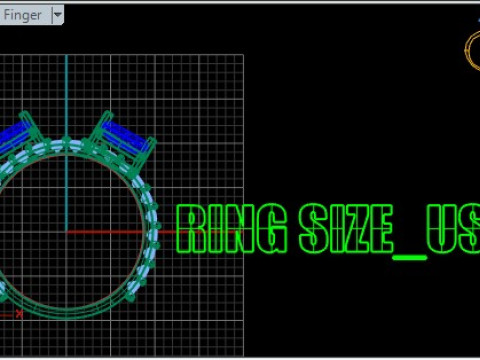 Engagement Ring For Women 3d Printable Model 3Dプリントモデル