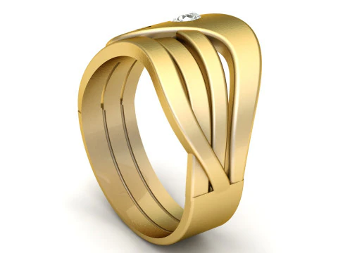 SNAKE ENGAGEMENT RING 3D PRINTABLE MODEL 3D Print Model