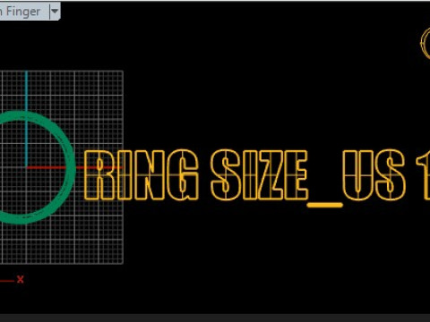 Hip Hop Men Fashion Ring 3d Printable Model 3D 프린트 모델