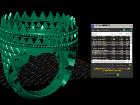 TURKISH MEN FASHION RING 3D PRINTABLE MODEL 3D Print Model