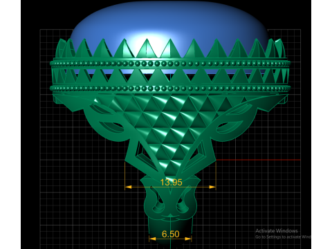 TURKISH MEN FASHION RING 3D PRINTABLE MODEL 3D Print Model