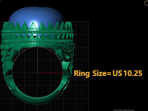 TURKISH MEN FASHION RING 3D PRINTABLE MODEL 3D Print Model