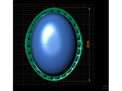 TURKISH MEN FASHION RING 3D PRINTABLE MODEL 3D Print Model