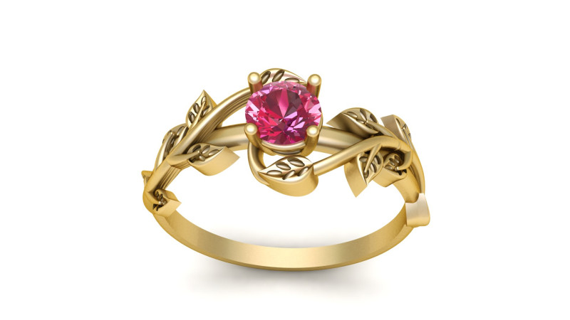SOLITAIRE WEDDING RING FOR WOMEN 3D PRINTABLE MODEL 3D Baskı Modeli .c4d .max .obj .3ds .fbx .stl .blend 