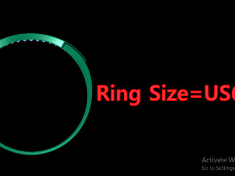 MEN FASHION DIMOND RING 3D PRINTABLE MODEL 3Dプリントモデル