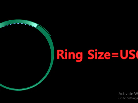 MEN FASHION DIMOND RING 3D PRINTABLE MODEL 3D Print Model