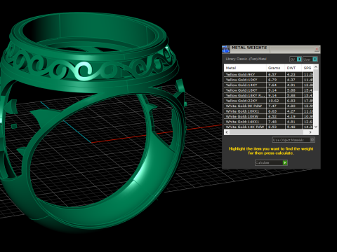 ITALIAN MAN FASHION RING 3D PRINTABLE MODEL 3D Print Model