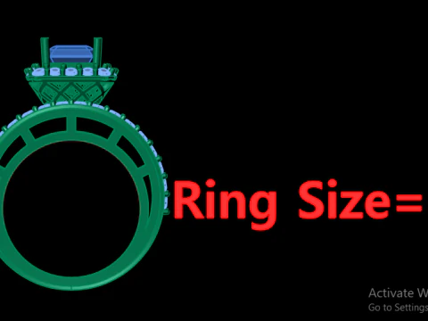 FILIGREE ENGAGEMENT RING FOR WOMEN 3D PRINTABLE MODEL 3D Print Model