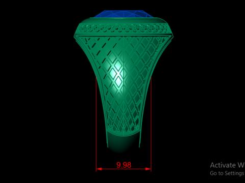 MENS FASHION RING 3D PRINTABLE MODEL 3D Baskı Modeli