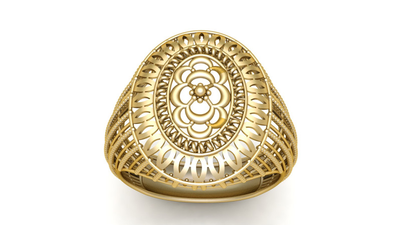LUXURY MEN FASHION RING 3D PRINTABLE MOODEL Modèles 3D en vedette .c4d .max .obj .3ds .fbx .stl .blend 