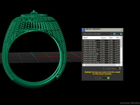 LUXURY MEN FASHION RING 3D PRINTABLE MOODEL 3D Print Model