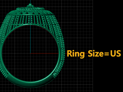 LUXURY MEN FASHION RING 3D PRINTABLE MOODEL Modèles 3D en vedette