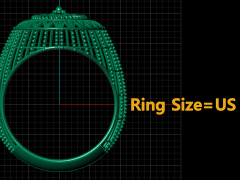 LUXURY MEN FASHION RING 3D PRINTABLE MOODEL 3D Print Model