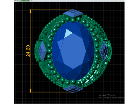 TURKISH MEN FASHION RING 3D PRINTABLE MODEL 3D 프린트 모델