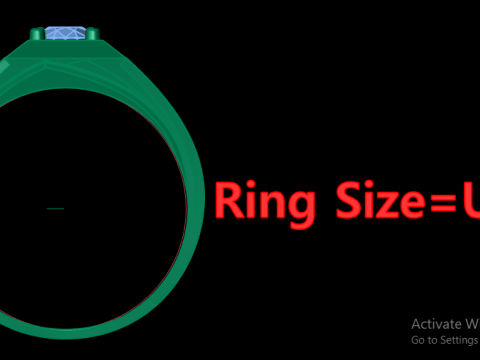 Stylish Men Fashion Dimond ring 3d Printable Model 3Dプリントモデル