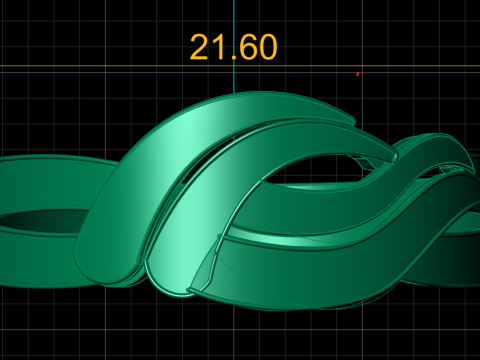 WOMEN FASHOION RING 3D PRINTABLE MODEL 3D 打印模型