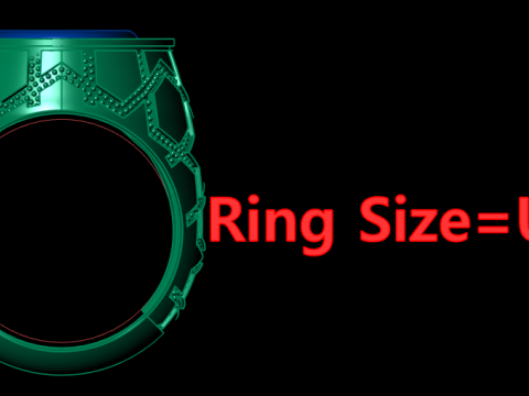 MEN ITALIAN RING 3D PRINTABLE MODEL 3D Принт Модель