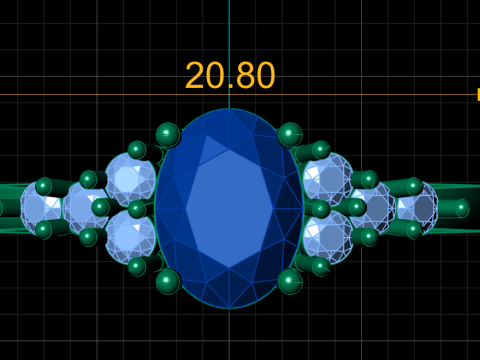 ENGAGEMENT SOLITAIRE DIMOND RING 3D PRINTABLE MODEL 3D Принт Модель