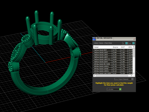 LUXURY ENGAGEMENT DIMOND RING 3D PRINTABLE MODEL 3D Принт Модель
