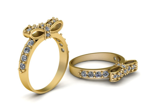 WEDDING DIMOND RING FOR WOMEN 3D PRINTABLE MODEL 3D printmodel