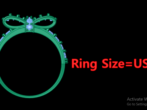 WEDDING DIMOND RING FOR WOMEN 3D PRINTABLE MODEL 3D printmodel