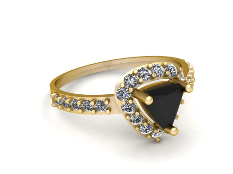 SOLITAIRE WEDDING RING FOR WOMEN 3D PRINTABLE MODEL 3D प्रिंट मॉडल