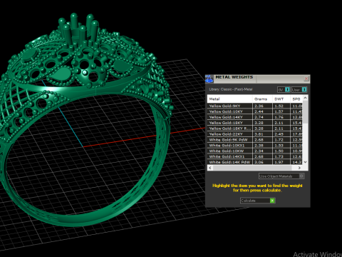 FILIGREE ENGAGEMENT DIMOND RING 3D PRINTABLE MODEL 3D Принт Модель