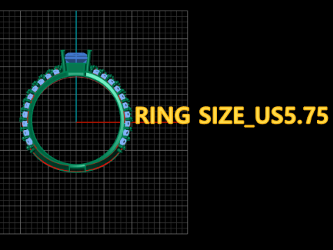 DIMOND WEDDING RING FOR WOMEN 3D PRINTABLE MODEL 3D प्रिंट मॉडल