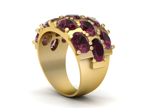 TURKISH RING FOR MEN 3D PRINTABLE MODEL 3D Print Model