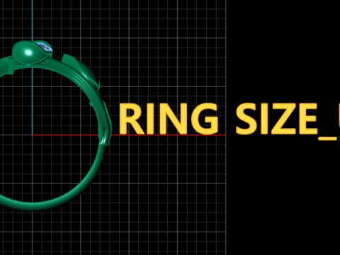 SOLITAIRE ENGAGEMENT RING 3D PRINTABLE MODEL Modèles 3D en vedette