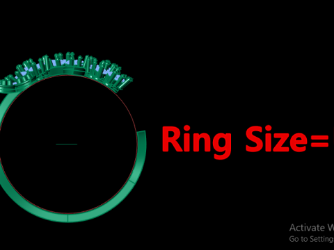 LUXURY DIMOND RING 3D PRINTABLE MODEL 3D 프린트 모델
