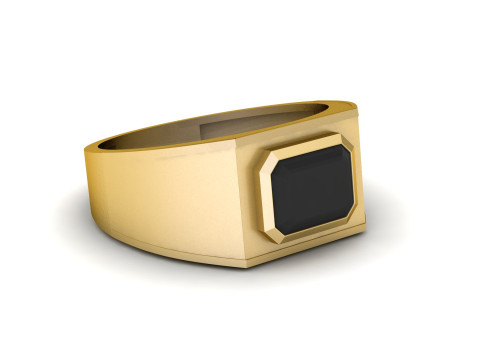 MEN FASHION RING 3D PRINTABLE MODEL Modello di stampa 3D