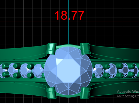 ЖЕНСКОЕ ОБРУЧАЛЬНОЕ КОЛЬЦО 3D МОДЕЛЬ ДЛЯ ПЕЧАТИ 3D Принт Модель