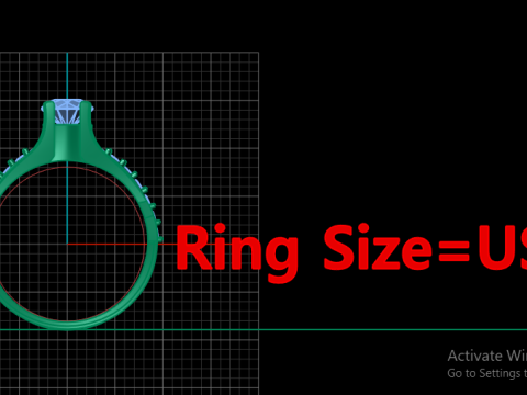 ЖЕНСКОЕ ОБРУЧАЛЬНОЕ КОЛЬЦО 3D МОДЕЛЬ ДЛЯ ПЕЧАТИ 3D Принт Модель