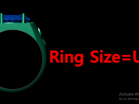 MEN FASHION RING 3D PRINTABLE MODEL Modèles 3D en vedette