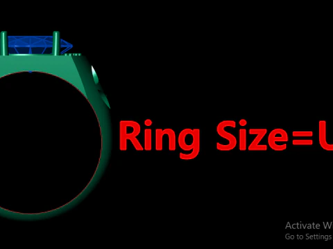 MEN FASHION RING 3D PRINTABLE MODEL 3D Print Model