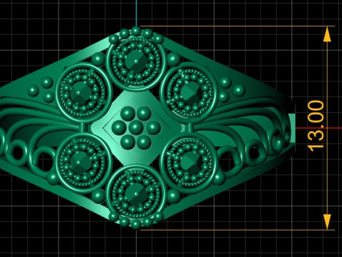 FILIGREE ENGAGEMENT RING 3D PRINTABLE MODEL 3D प्रिंट मॉडल