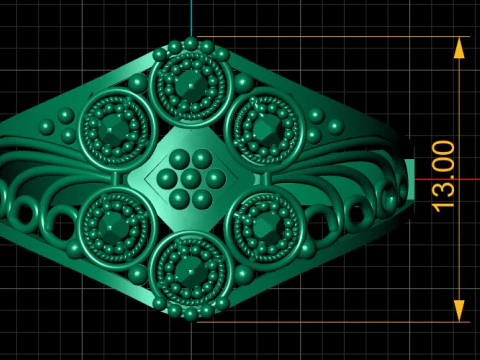 FILIGREE ENGAGEMENT RING 3D PRINTABLE MODEL 3D Print Model
