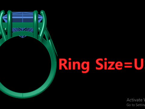 MEN ITALIAN RING 3D PRINTABLE MODEL 3D Print Model
