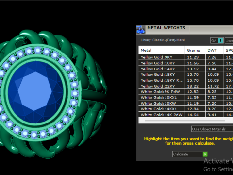 MENS FASHION ITALIAN RING 3D PRINTABLE MODEL 3D Print Model