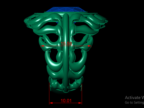 MENS FASHION ITALIAN RING 3D PRINTABLE MODEL 3D Print Model