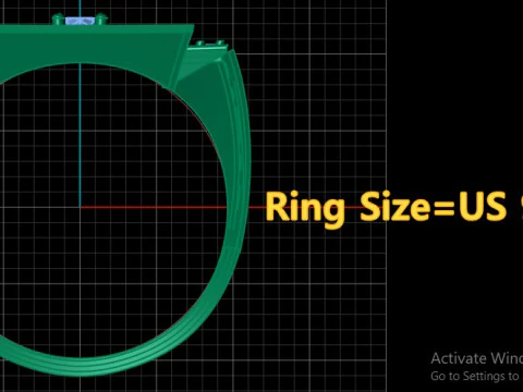 MEN ROCK RING 3D PRINTABLE MODEL 3D Print Model