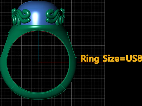 BLACK ONYX RING FOR MEN FASHION 3D PRINTABLE MODEL 3D Print Model