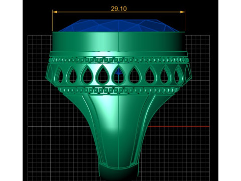LUXURIOUS MEN RING 3D PRINTABLE MODEL 3D Print Model
