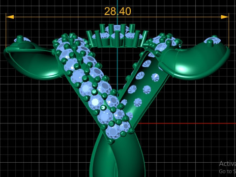 DUCK FASHION RINGS 3D PRINTABLE MODEL 3D Принт Модель