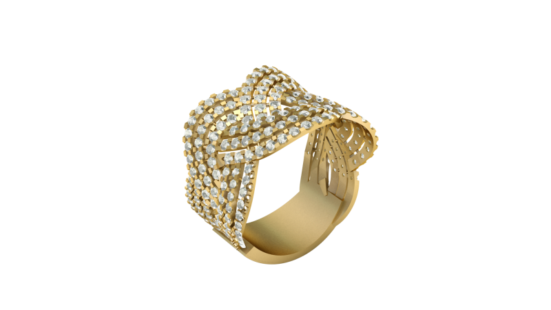 FILIGREE ENGAGEMENT RING FOR WOMEN 3D PRINTABLE MODEL 3D 프린트 모델 .c4d .max .obj .3ds .fbx .stl .blend 