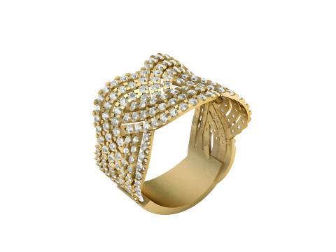 ANEL DE NOIVADO DE FILIGRANA PARA MULHERES MODELO 3D IMPRIMÍVEL Modelo de Impressão 3D