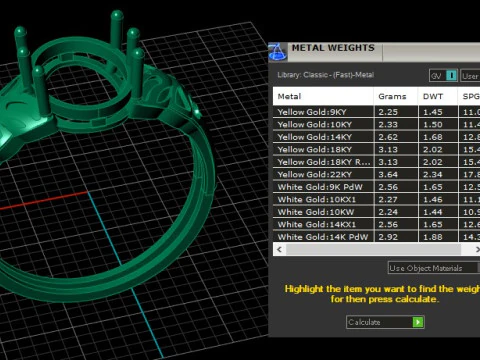 LUXURY ENGAGEMENT RING 3D PRINTABLE MODEL 3D Print Model